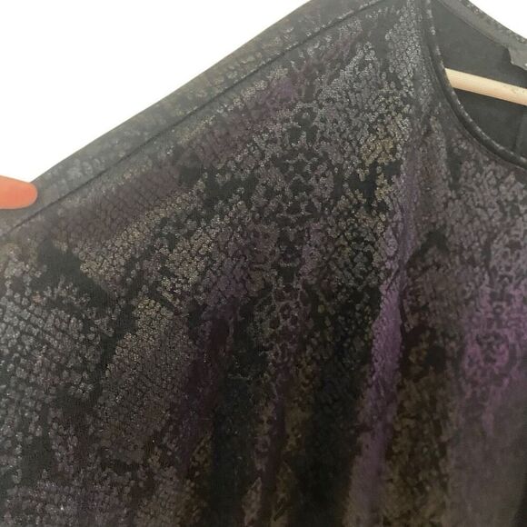 White House black market dohlman sleeve black snake skin small - Picture 3 of 7